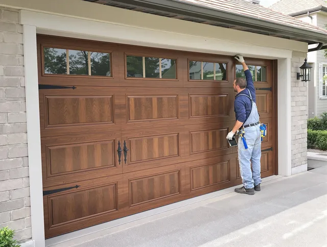 Custom garage door showcase by Riverview Garage Door Repair in Riverview