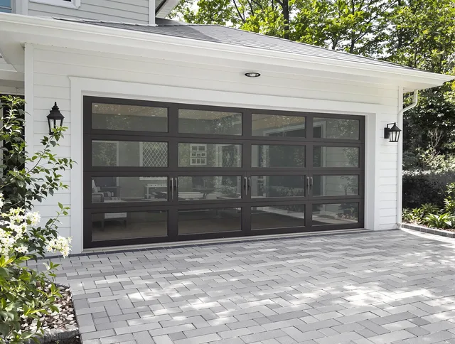 Riverview Garage Door Repair design specialist presenting custom garage door options to Riverview homeowner