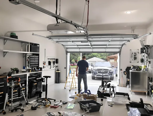 Garage door opener installation by Riverview Garage Door Repair in Riverview