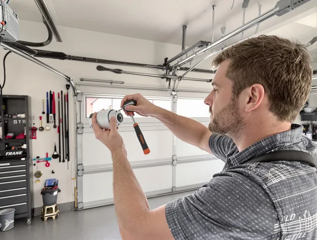 Garage door opener repair service by Riverview Garage Door Repair in Riverview