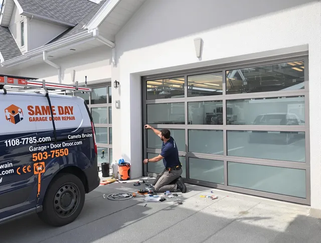 Same-day garage door repair service by Riverview Garage Door Repair in Riverview