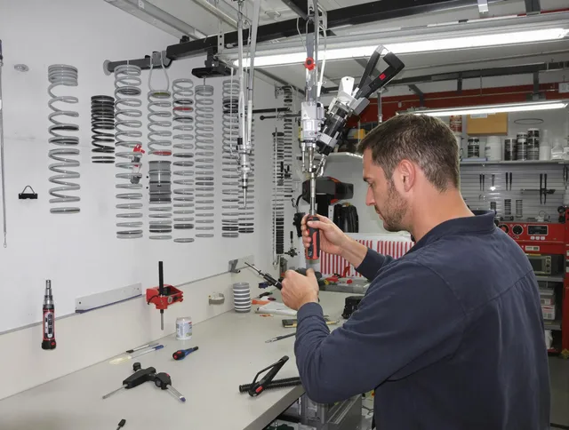 Riverview Garage Door Repair safety certified technician performing precision spring replacement in Riverview